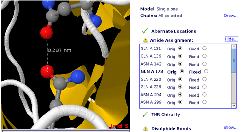 Improper Amide Assignment