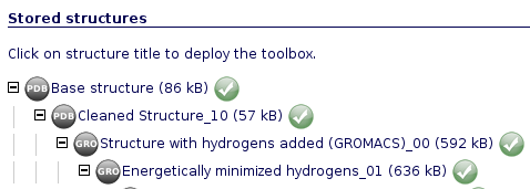 Stored Structures