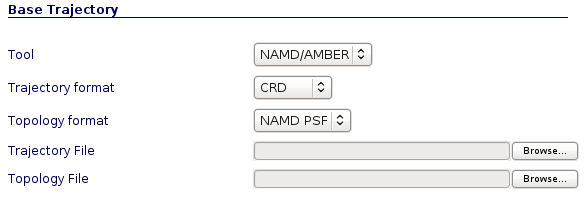 NAMD/AMBER Trajectory Input Files